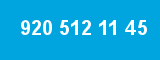920 512 11 45